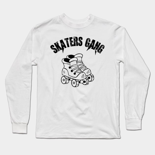 Roller-skate Long Sleeve T-Shirt by Jhontee